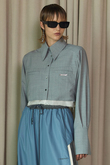 マルチファブリックショートシャツ / Multi Fabric Short Shirt