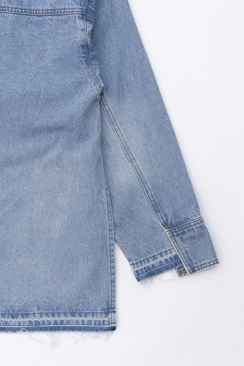 カットオフデニムフーディ / Cut-off Denim Hoodie