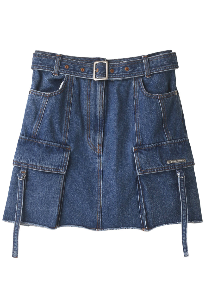 ＜ELLE SHOP＞ PRANK PROJECT ミニカーゴスカート / Mini Cargo Skirt (BLU(ブルー) 38) プランク プロジェクト ELLE SHOP