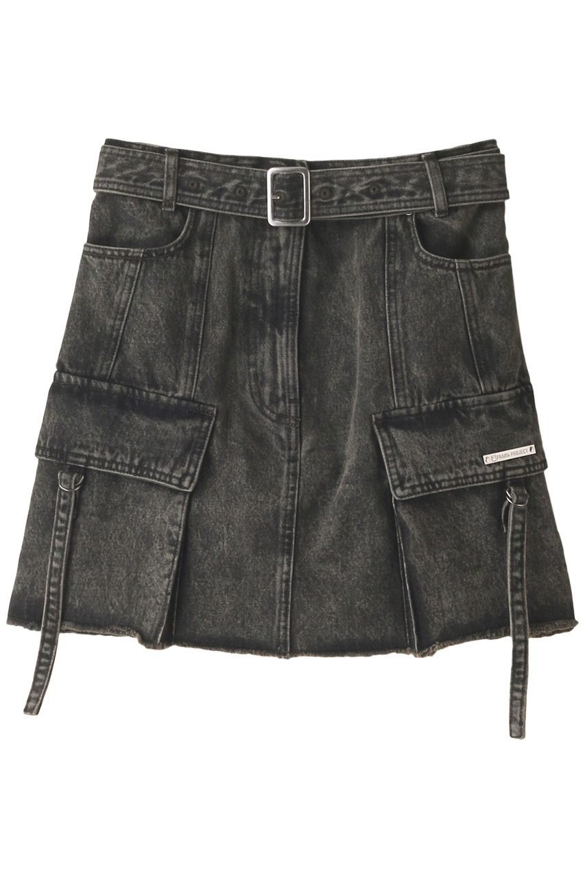 ＜ELLE SHOP＞ PRANK PROJECT ミニカーゴスカート / Mini Cargo Skirt (KHK(カーキ) 36) プランク プロジェクト ELLE SHOP画像
