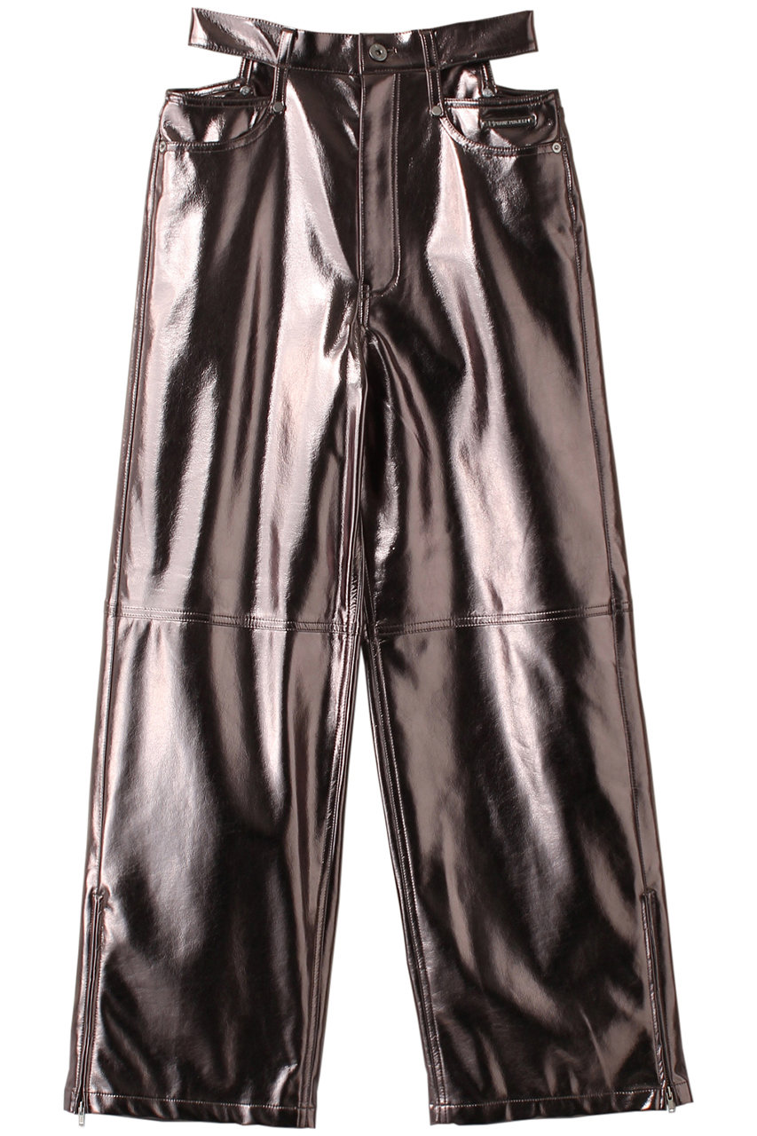  PRANK PROJECT ヴィーガンレザーパンツ / Vegan Leather Pants (SLV(シルバー) 36) プランク プロジェクト ELLE SHOP