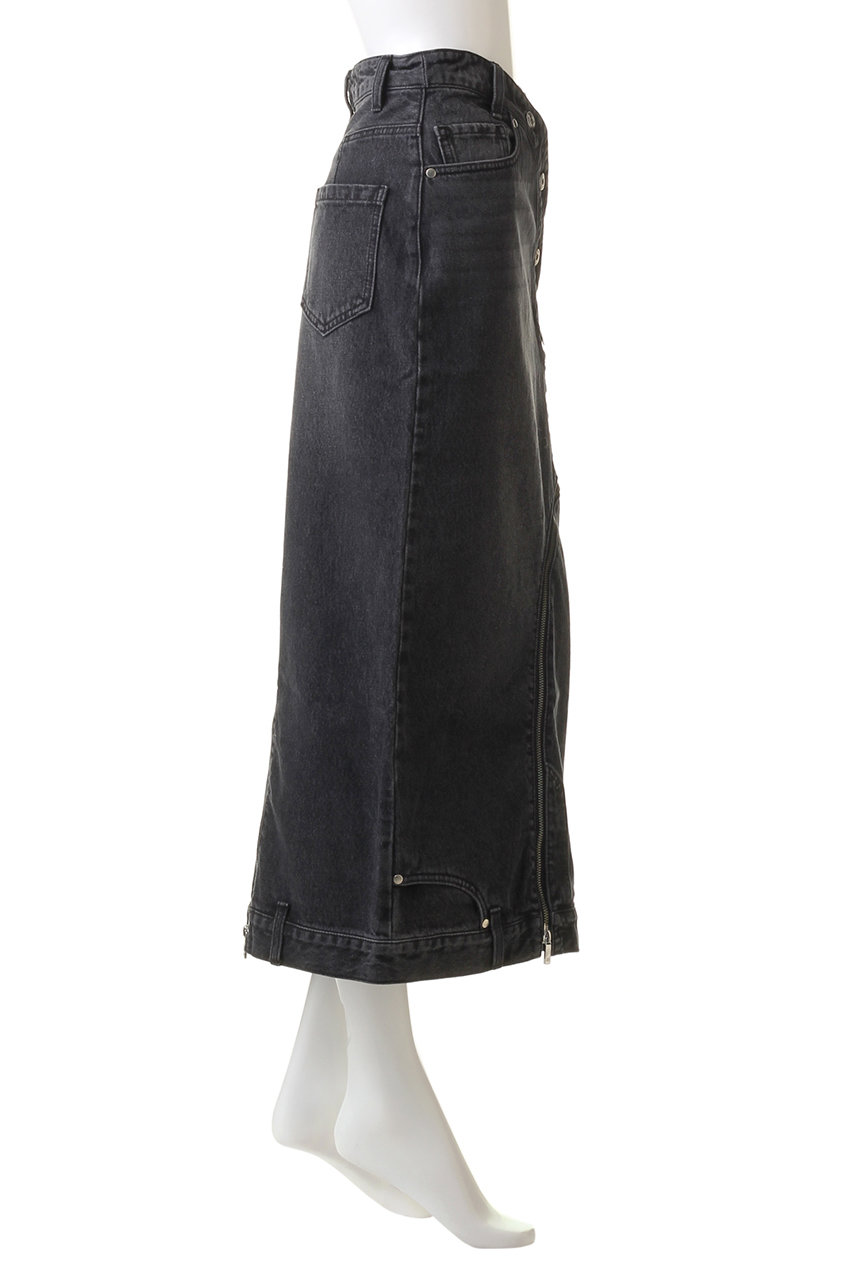 カーブデニムスカート / Curved Denim Skirt