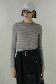 シースルーギャザートップ / See-through Gather Top