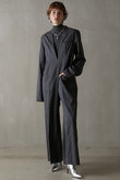 ウォッシャブルノーカラージャケットオールインワン / Washable No Collar Jacket Jumpsuit