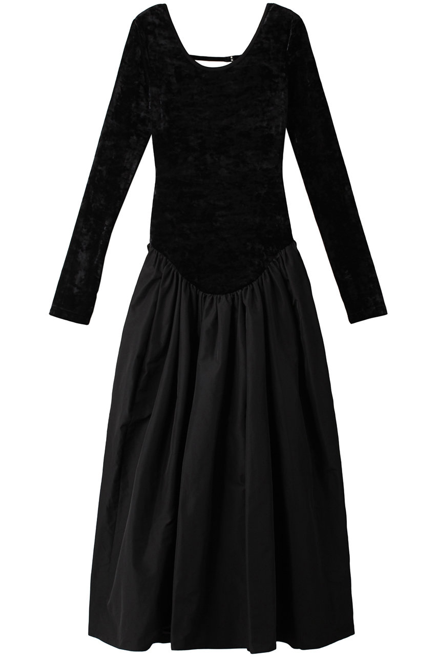 PRANK PROJECT ボリュームタフタワンピース / Voluminous Taffeta One Piece (BLK(ブラック), FREE) プランク プロジェクト ELLE SHOP