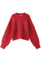 ケーブルベイントニットプルオーバー / Cable Painted Knit Pullover プランク プロジェクト/PRANK PROJECT RED(レッド)