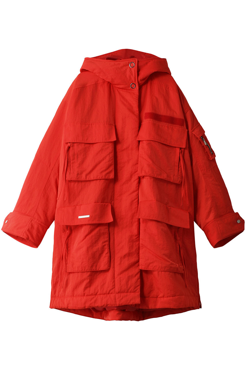 プランク プロジェクト/PRANK PROJECTのワッシャーナイロンボリュームミドルコート/Washed Nylon Voluminouse Middle Coat(RED(レッド)/31232165606)