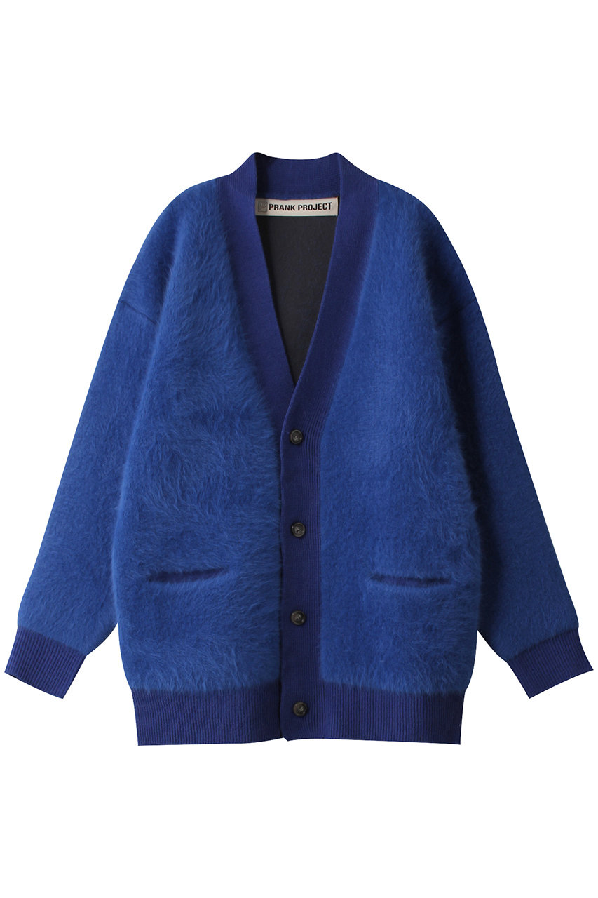 プランク プロジェクト/PRANK PROJECTの【UNISEX】ダブルフェイスアンゴラニットカーディガン/Double Face Angora Knit Cardigan(BLU(ブルー)/31232365103)