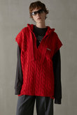 【UNISEX】クラッシュケーブルベスト/Crashed Cable Vest