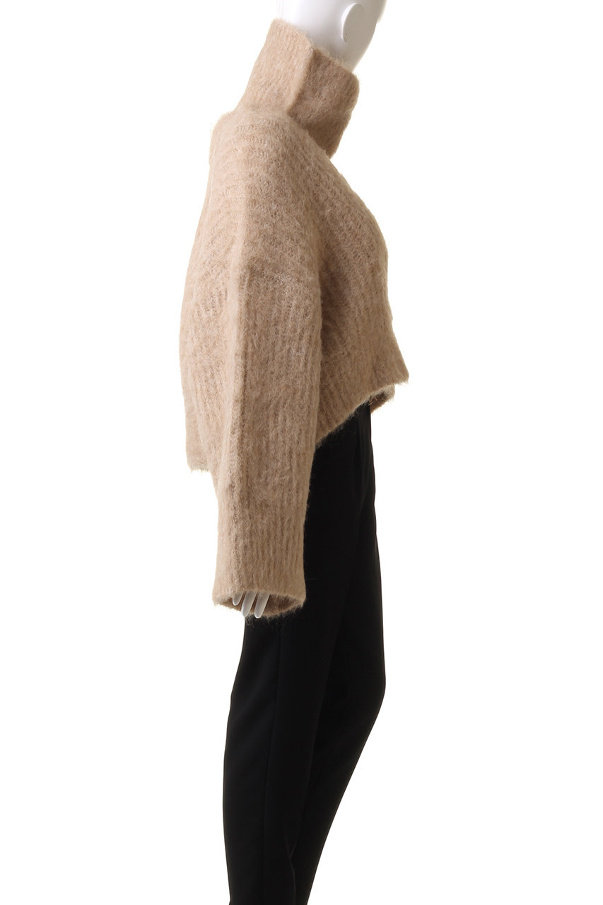 ワイドスリーブスヌードショートニット/Wide Sleeve Snood Short Knit