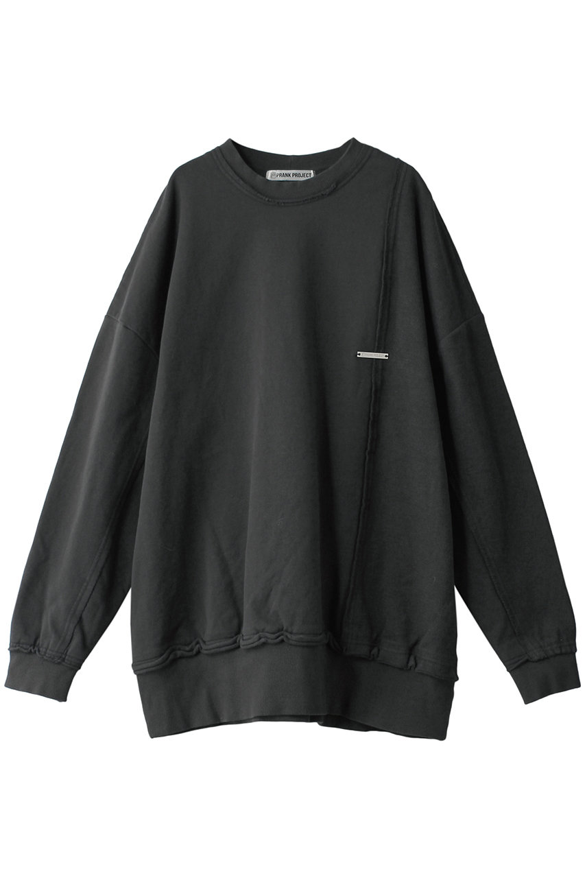 PRANK PROJECT 【UNISEX】ビッグスウェット/Big Sweatshirt (C.GRY(チャコールグレー), FREE) プランク プロジェクト ELLE SHOP