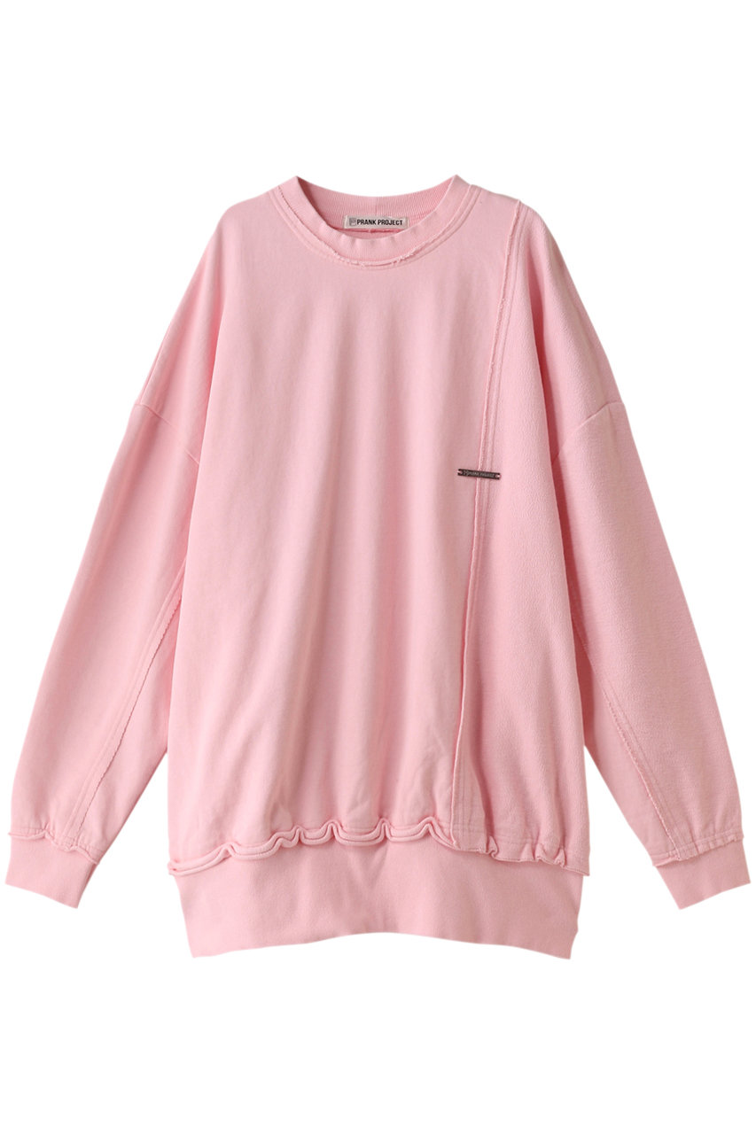 PRANK PROJECT 【UNISEX】ビッグスウェット/Big Sweatshirt (PNK(ピンク), FREE) プランク プロジェクト ELLE SHOP