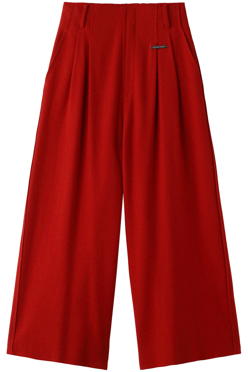 PRANK PROJECT ウールパンツ/Wool Pants (RED(レッド), 36) プランク プロジェクト ELLE SHOP PRANK PROJECT ウールパンツ/Wool Pants (RED(レッド), 36) プランク プロジェクト ELLE SHOP