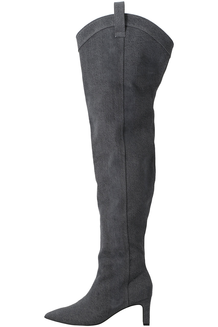 デニムサイハイブーツパンツ/Denim Thigh High Boots Pants