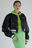レザースタジャンブルゾン / Leather Stadium Blouson