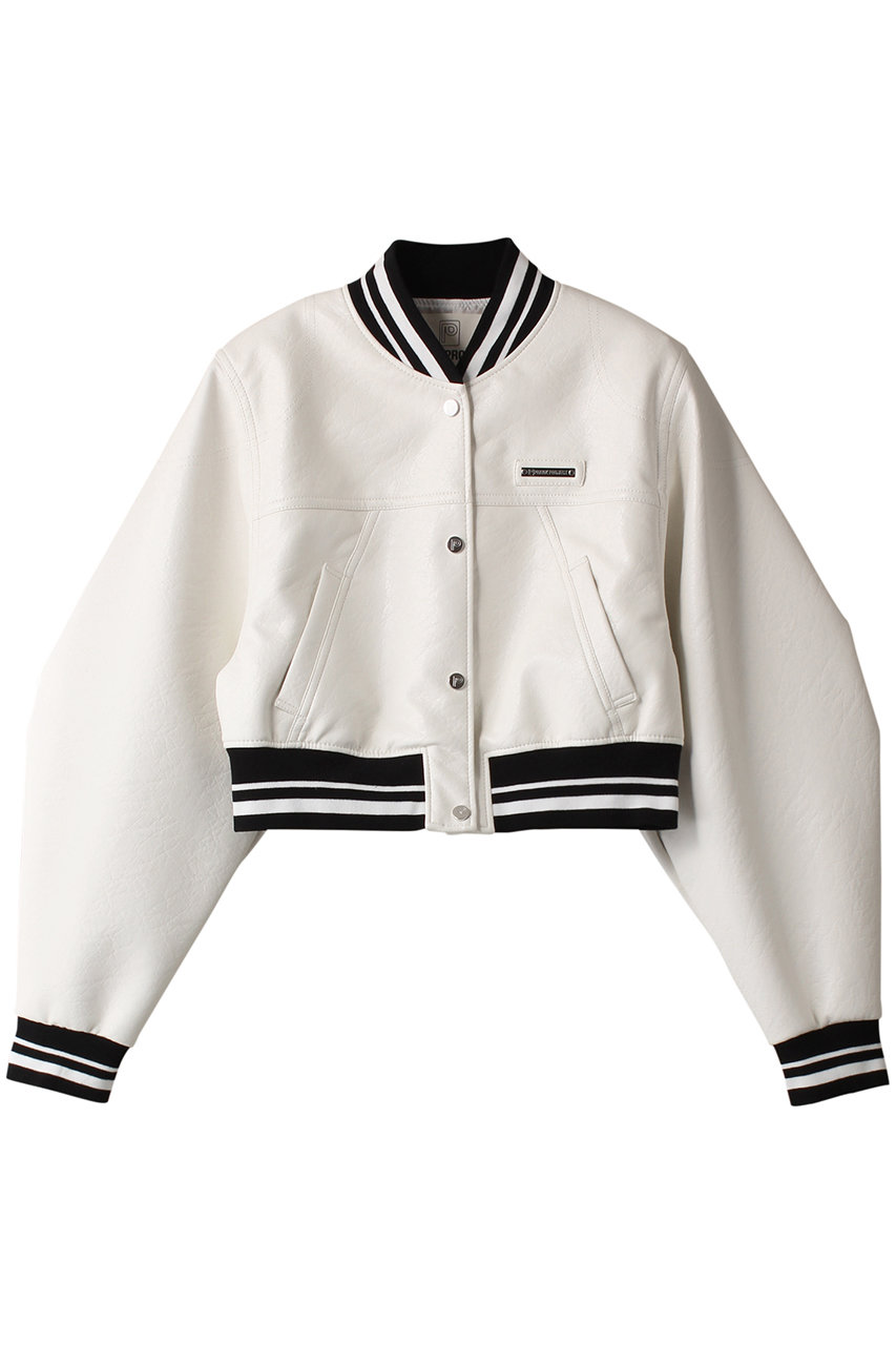 PRANK PROJECT レザースタジャンブルゾン / Leather Stadium Blouson (WHT(ホワイト), FREE) プランク プロジェクト ELLE SHOP PRANK PROJECT レザースタジャンブルゾン / Leather Stadium Blouson (WHT(ホワイト), FREE) プランク プロジェクト ELLE SHOP