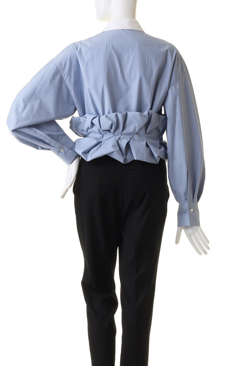 ボリュームフリルショートシャツ / Voluminous Ruffled Short Shirt
