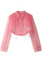 フリルチュールショートシャツ / Ruffled Tulle Short Shirt プランク プロジェクト/PRANK PROJECT PNK(ピンク)