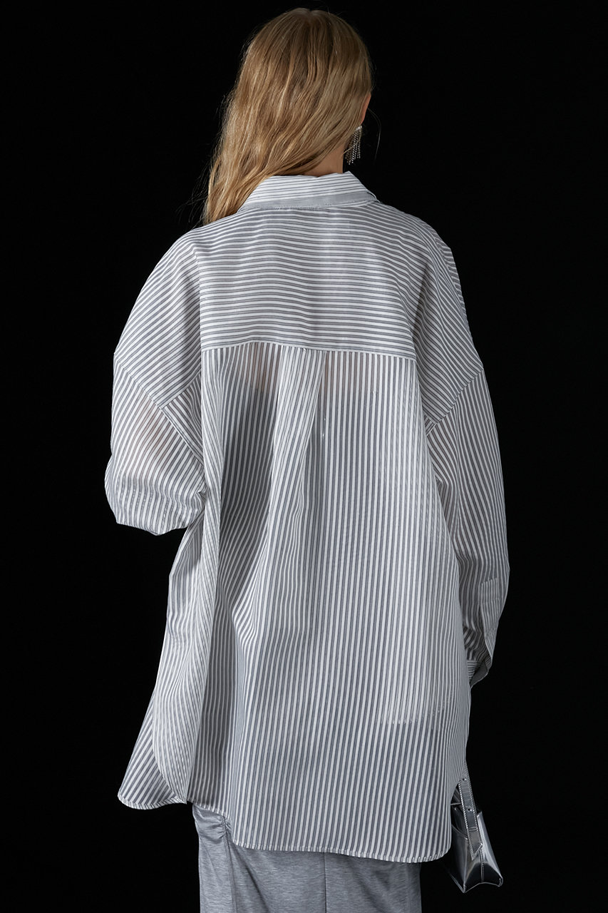 シアーストライプシャツ / Sheer Stripe Shirt