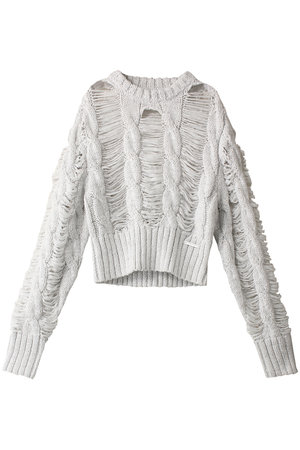 プランク プロジェクト/PRANK PROJECTのラメケーブルニットプルオーバー / Lame Cable Knit Pullover(110300/110301)