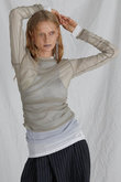 トリプルレイヤードシアートップ / Triple Layered Sheer Top