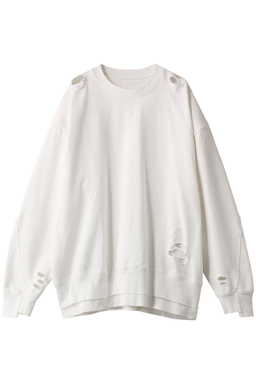 オーバーサイズダメージスウェット / Oversized Damaged Sweatshirt