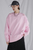 オーバーサイズダメージスウェット / Oversized Damaged Sweatshirt