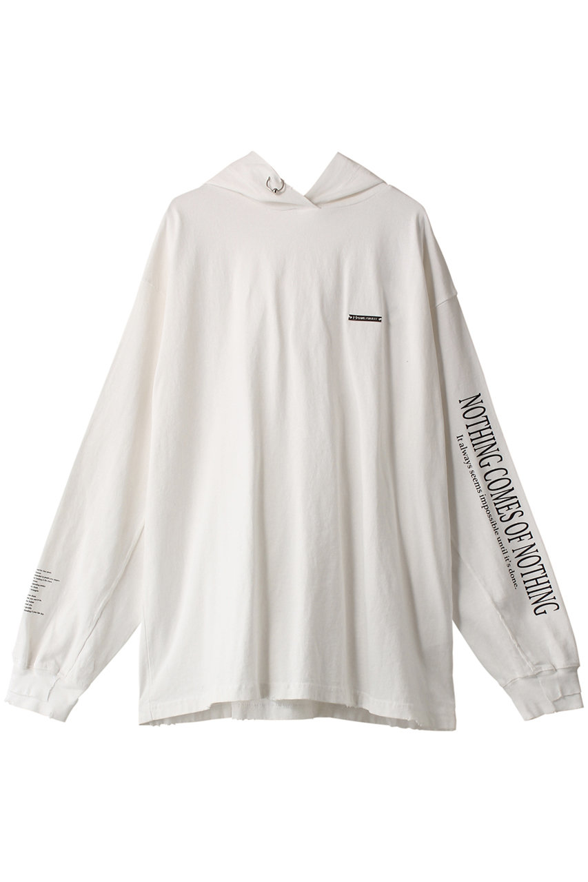 プランク プロジェクト/PRANK PROJECTのフード付きロンTEE / Hooded Long Sleeve Tee(O.WHT(オフホワイト)/31241415611)