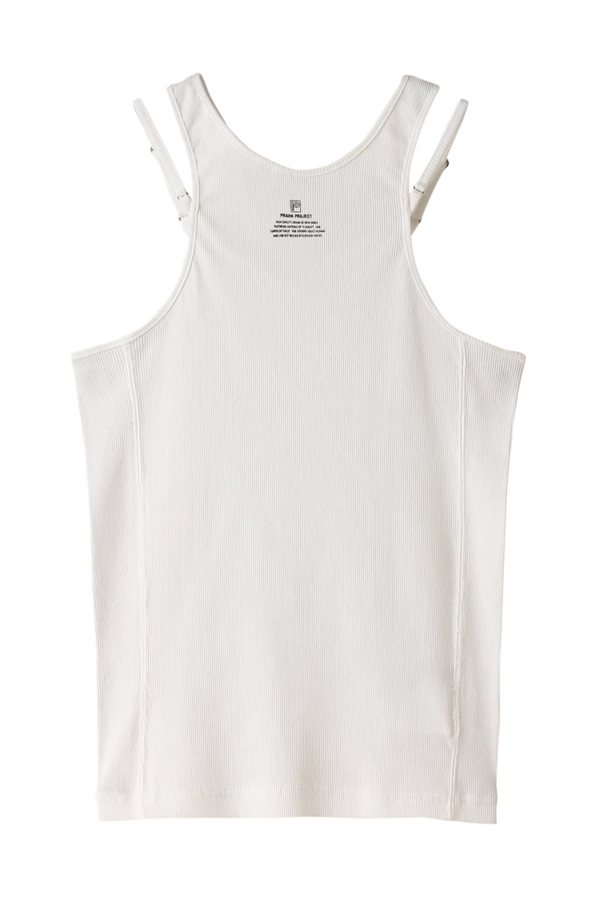 プランク プロジェクト/PRANK PROJECTのフロントロゴリブタンク / Front Logo Rib Tank Top(WHT(ホワイト)/31241415612)