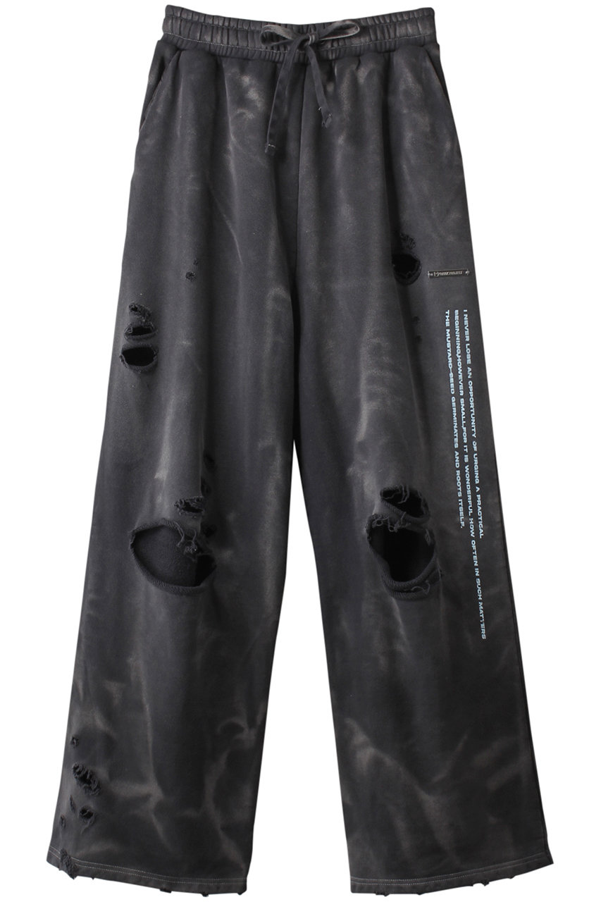 プランク プロジェクト/PRANK PROJECTのスプレーダイダメージスウェットパンツ / Spray Dyed Damaged Sweatpants(NVY(ネイビー)/31241465601)