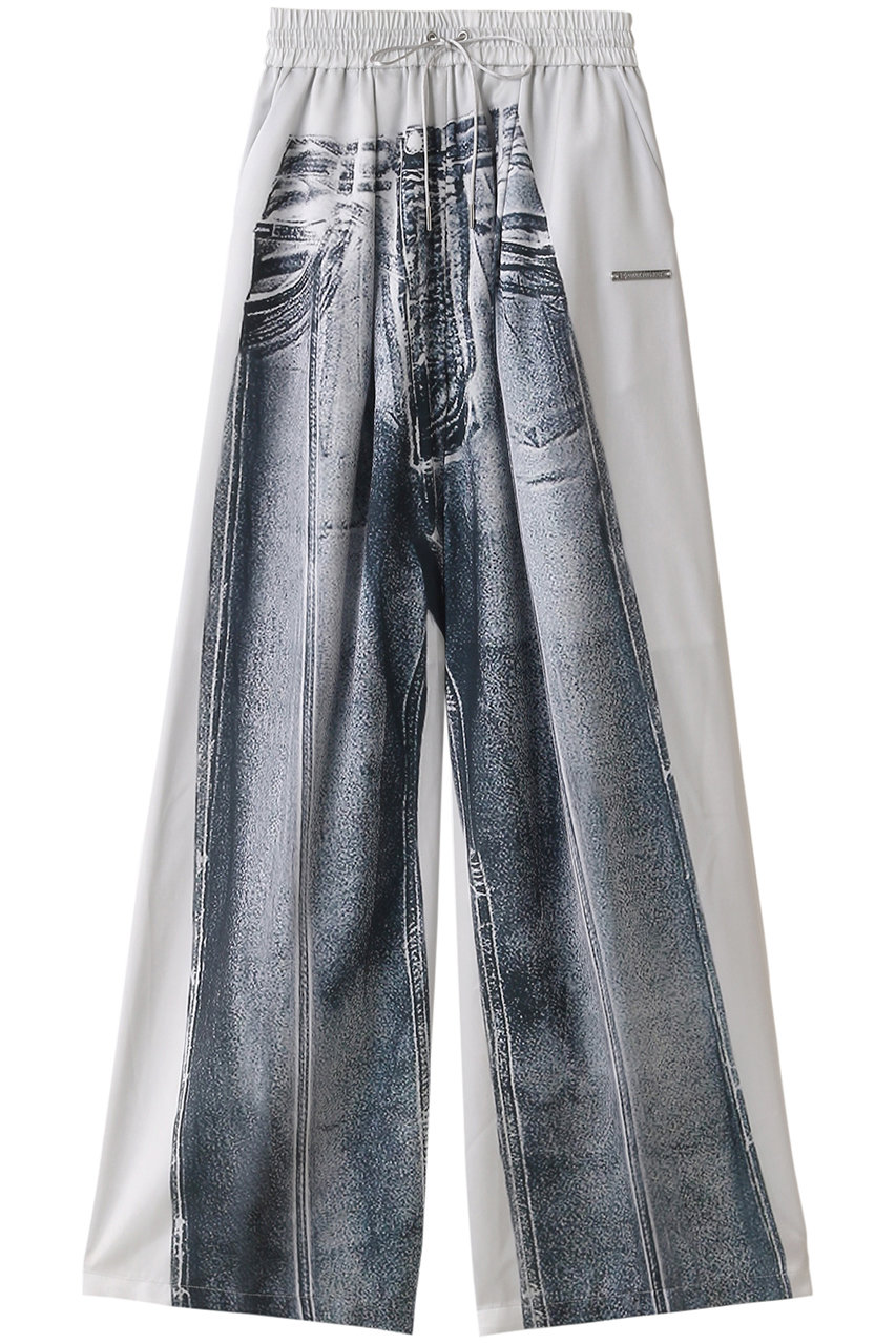 【予約販売】デニムプリントイージーパンツ / Denim Printed Easy Pants
