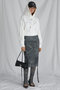 デニムプリントスカートレイヤードレギンス / Denim Printed Skirt Layered Leggings プランク プロジェクト/PRANK PROJECT