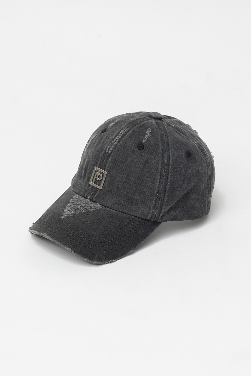 PRANK PROJECT(プランク プロジェクト)｜ウォッシュドダメージキャップ / Washed Damage Cap/D.BLK(ブラック)  の通販｜ELLESHOP・(エル・ショップ)