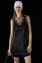 トロンプルイユサテンミニドレス / Trompe l’oeil Satin Mini Dress プランク プロジェクト/PRANK PROJECT