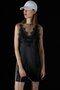 トロンプルイユサテンミニドレス / Trompe l’oeil Satin Mini Dress プランク プロジェクト/PRANK PROJECT