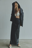 シンセティックレザーマキシスカート / Synthetic Leather Maxi Skirt