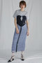 フロッキーロゴシャーリングスカート / Flocky Logo Shirring Skirt プランク プロジェクト/PRANK PROJECT