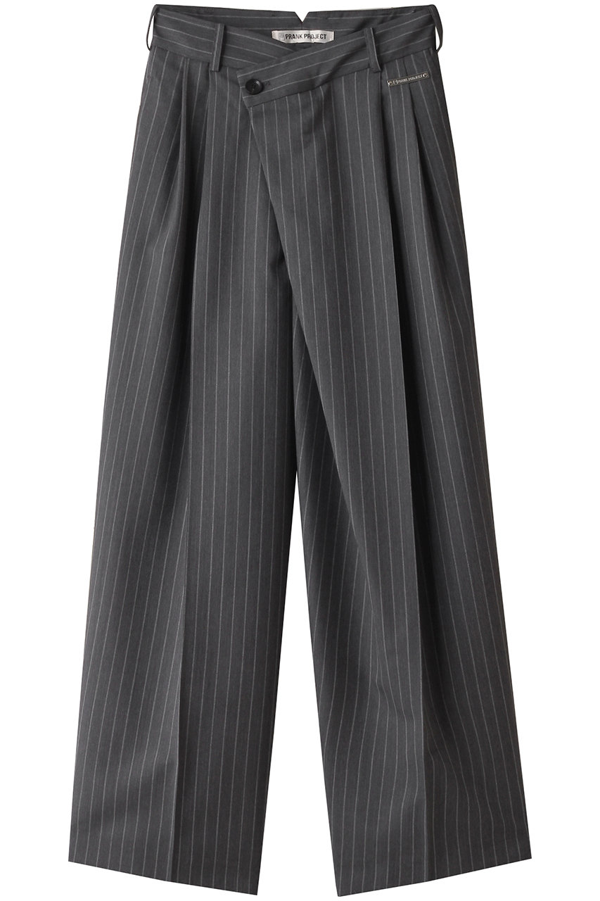 PRANK PROJECT モヘアウールアシメタックパンツ / Mohair Wool Asymmetry Tack Pants (GRY(グレー), 36) プランク プロジェクト ELLE SHOP PRANK PROJECT モヘアウールアシメタックパンツ / Mohair Wool Asymmetry Tack Pants (GRY(グレー), 36) プランク プロジェクト ELLE SHOP