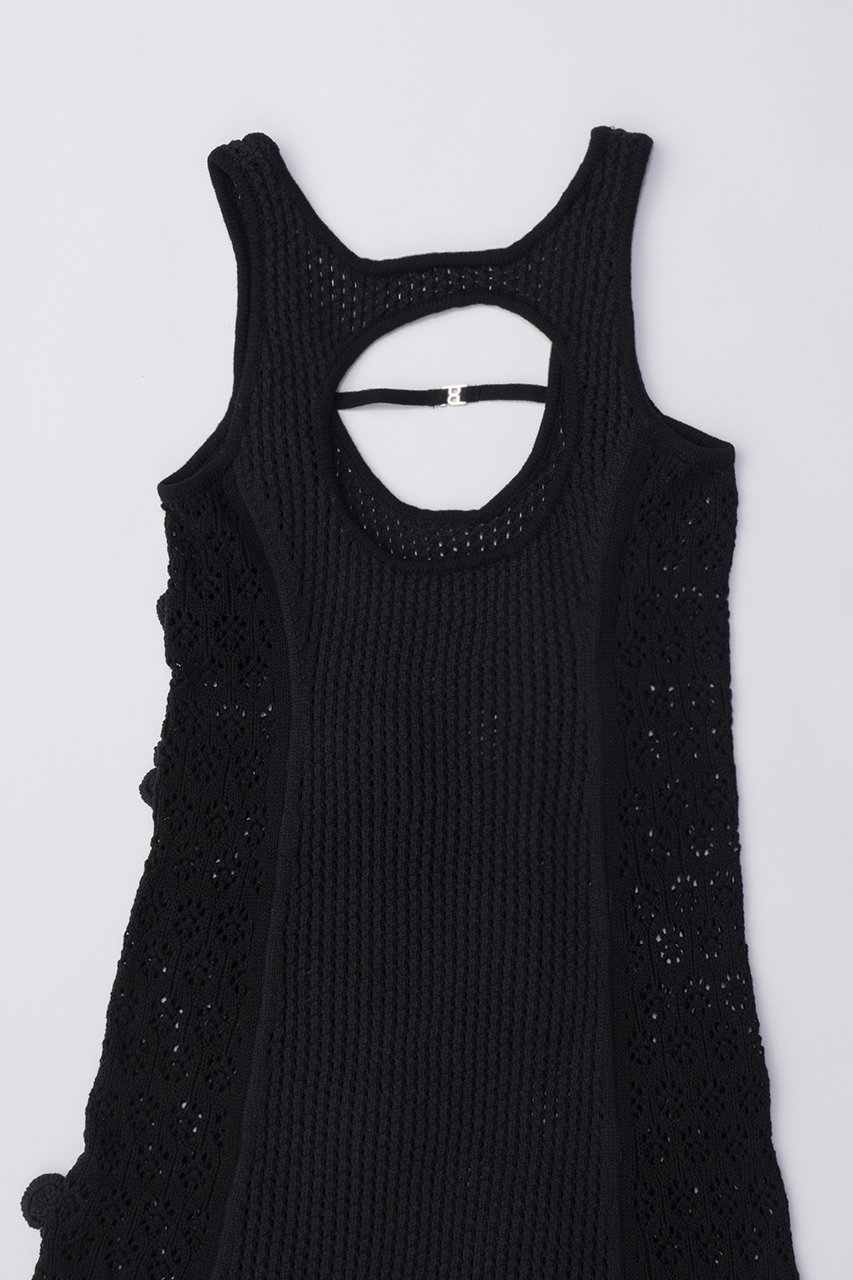 PRANK PROJECT(プランク プロジェクト)｜フラワーモチーフニットドレス  