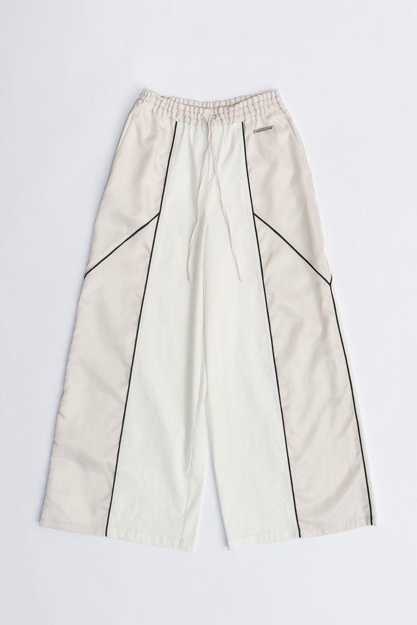 PRANK PROJECT サテントラックパンツ / Satin Track Pants (WHT(ホワイト), 38) プランク プロジェクト ELLE SHOP PRANK PROJECT サテントラックパンツ / Satin Track Pants (WHT(ホワイト), 38) プランク プロジェクト ELLE SHOP