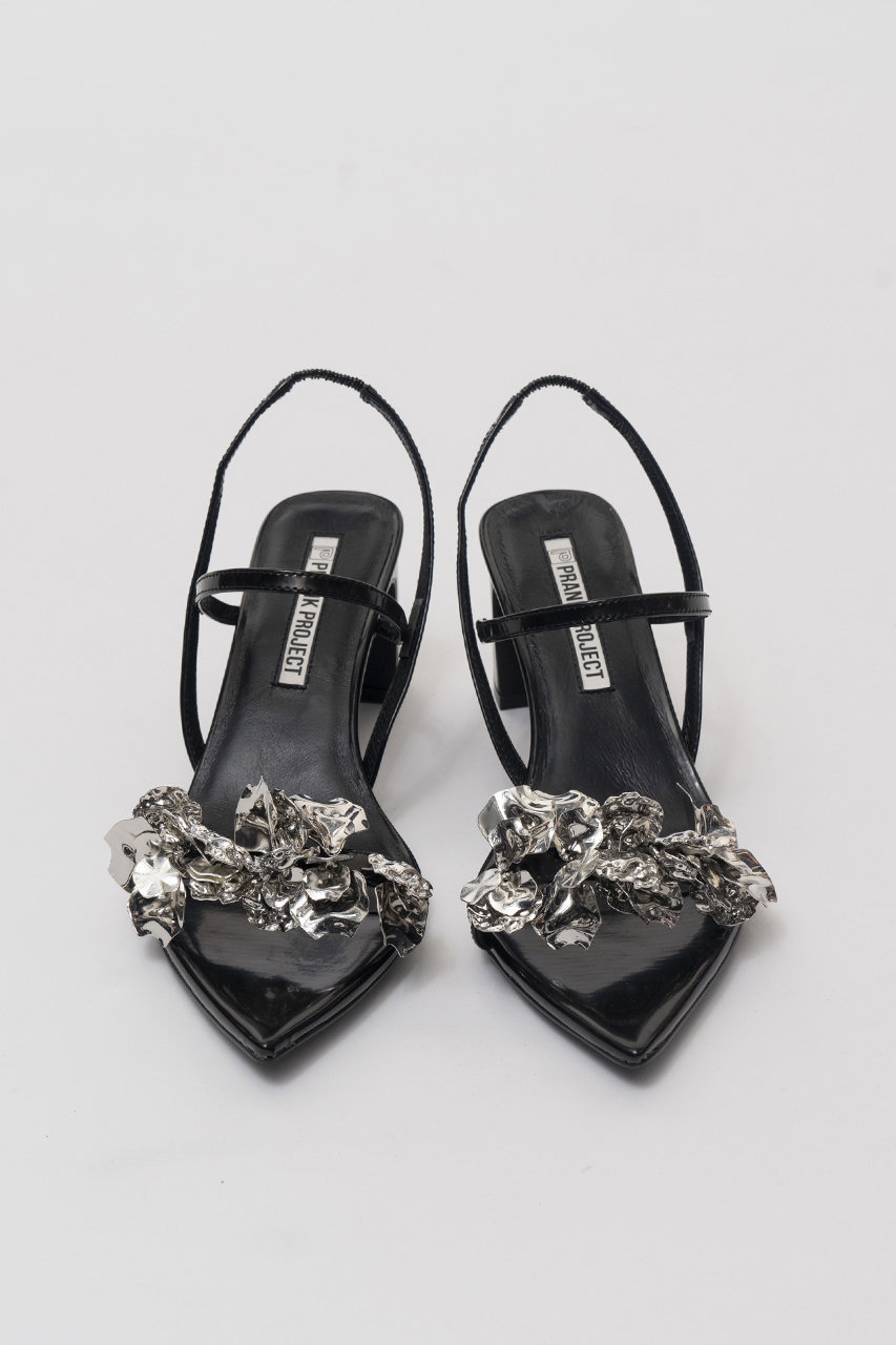 PRANK PROJECT ミックスメタルサンダル / Mix Metal Sandals (SLV(シルバー), 36(約23.5cm)) プランク プロジェクト ELLE SHOP PRANK PROJECT ミックスメタルサンダル / Mix Metal Sandals (SLV(シルバー), 36(約23.5cm)) プランク プロジェクト ELLE SHOP