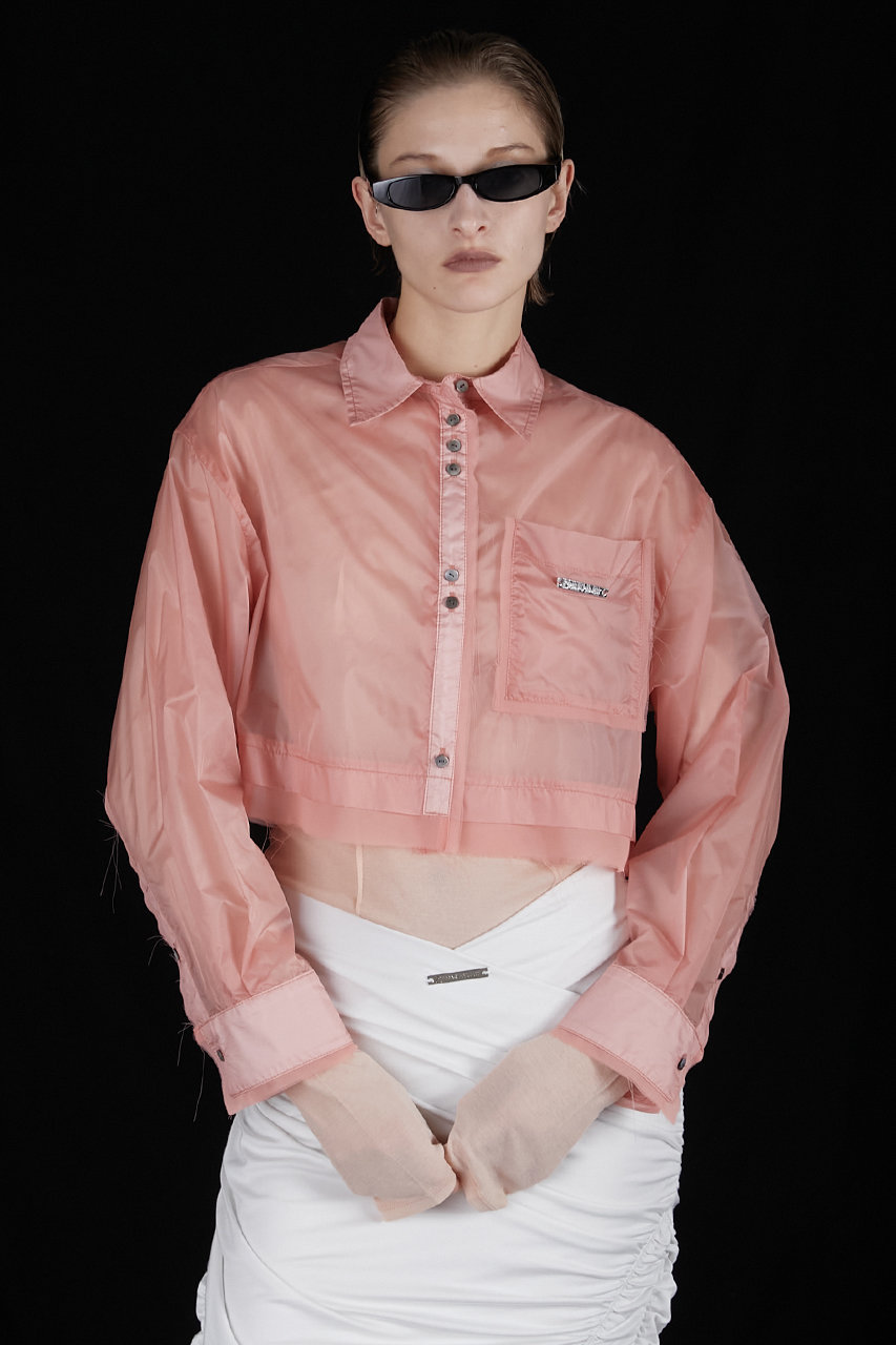 マルチファブリックショートシャツ / Multi-fabric Short Shirt