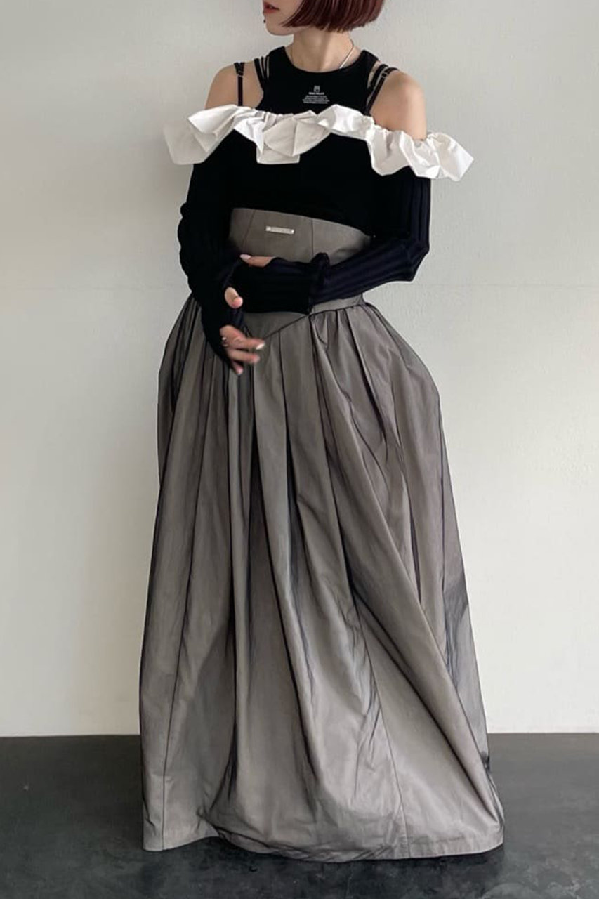 チュールレイヤードボリュームスカート / Tulle Layered Volume Skirt