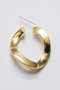 カーブチェーンピアス / Curve Chain Earrings プランク プロジェクト/PRANK PROJECT