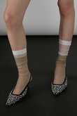 レイヤードシアーソックス / Layered Sheer Socks