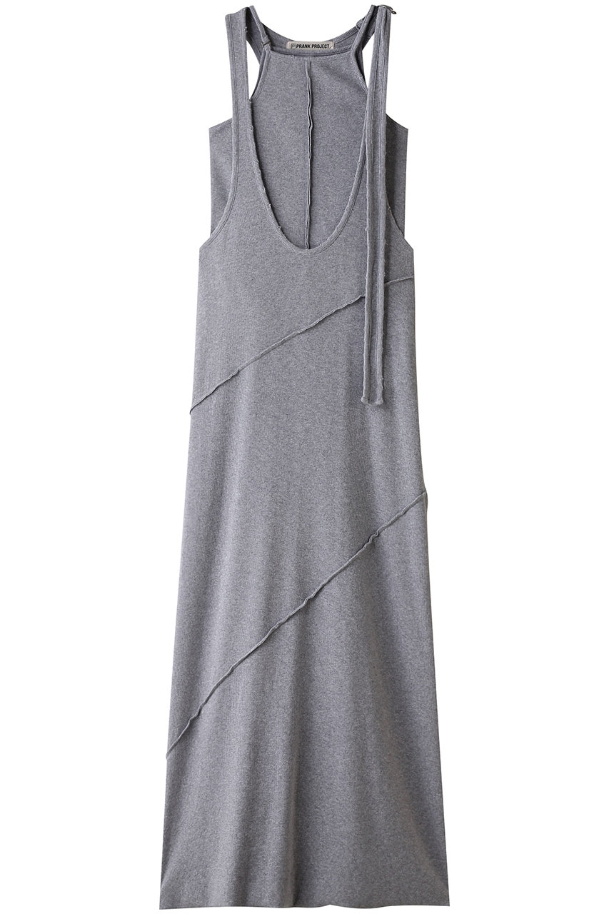 PRANK PROJECT レイヤードマキシドレス/Layered Maxi Dress (GRY(グレー), FREE) プランク プロジェクト ELLE SHOP PRANK PROJECT レイヤードマキシドレス/Layered Maxi Dress (GRY(グレー), FREE) プランク プロジェクト ELLE SHOP