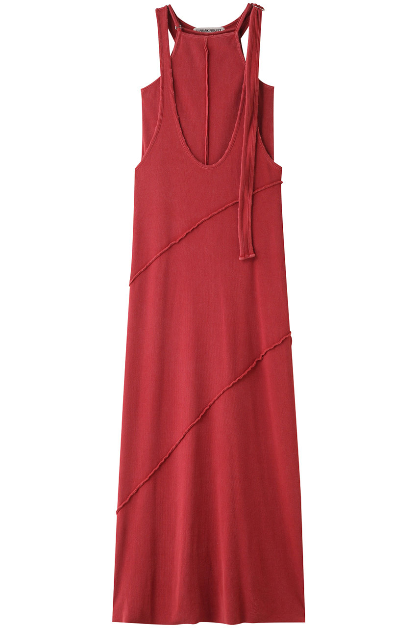 PRANK PROJECT レイヤードマキシドレス/Layered Maxi Dress (RED(レッド), FREE) プランク プロジェクト ELLE SHOP PRANK PROJECT レイヤードマキシドレス/Layered Maxi Dress (RED(レッド), FREE) プランク プロジェクト ELLE SHOP
