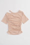 【予約販売】ソフトボイルテレコギャザーTシャツ / Soft Voile Teleco Gathered T-shirt プランク プロジェクト/PRANK PROJECT