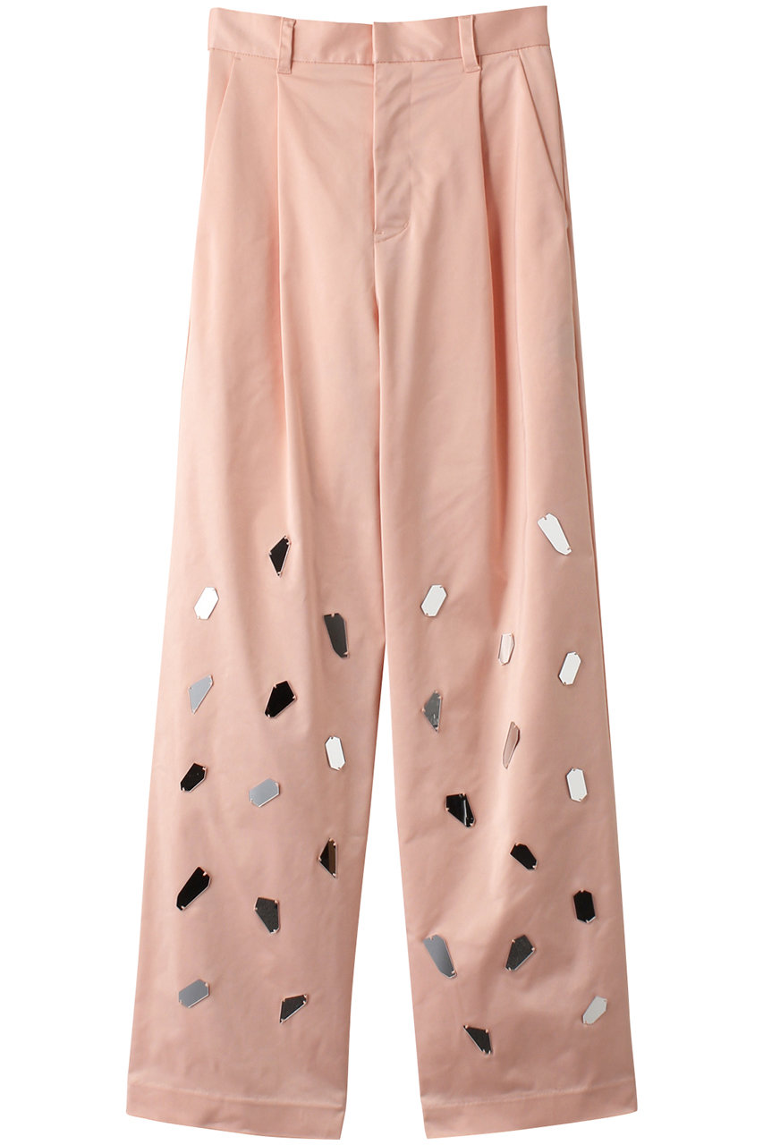 PRANK PROJECT ミラーエンブリッシュパンツ / Mirror Embellished Pants (PNK(ピンク), 38) プランク プロジェクト ELLE SHOP PRANK PROJECT ミラーエンブリッシュパンツ / Mirror Embellished Pants (PNK(ピンク), 38) プランク プロジェクト ELLE SHOP