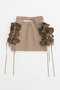 【予約販売】フリルラップミニスカート / Ruffle Wrap Mini Skirt プランク プロジェクト/PRANK PROJECT BGE(ベージュ)